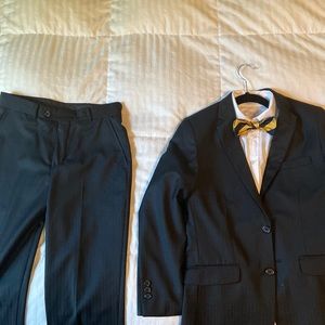 Class Club Gold Label boys 4 piece pinstripe suit 14